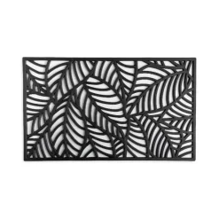 Tropical Leaf Rubber Doormat