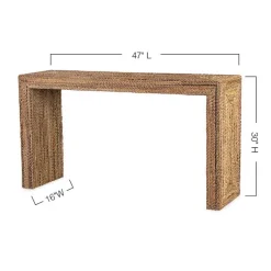 Woven Abaca Seagrass Console