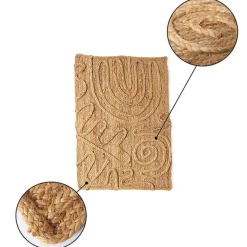 Woven Scatter Rug - Jute