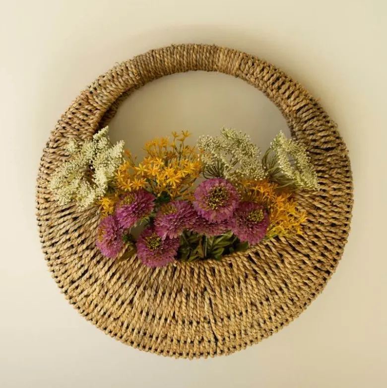 Woven Vine Wall Basket