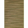 3' x 5' Indoor/Outdoor Green Stripes Rug