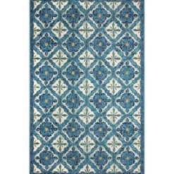 3' x 5' Madrid Indoor/Outdoor Rug (blue)