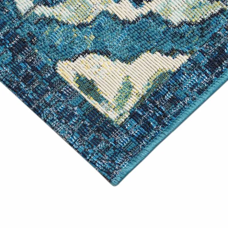 3' x 5' Madrid Indoor/Outdoor Rug (blue)