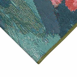 3' x 5' Watercolor Pond Indoor/Outdoor Rug (marina)