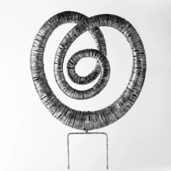 Zen Swirl Sculptural Stake
