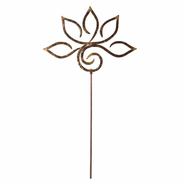 Zen Symbols Garden Stake - Lotus